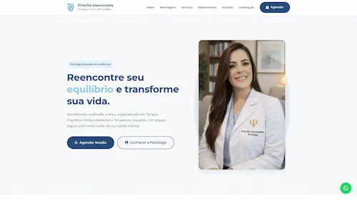 Priscilla Vasconcelos - Psicóloga
